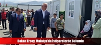 Bakan Ersoy, Malatya'da İstişarelerde Bulundu