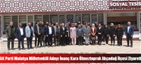 AK Parti Malatya Milletvekili Adayı İnanç Kara Ölmeztoprak Akçadağ İlçesi Ziyareti