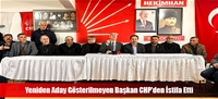 Yeniden Aday Gösterilmeyen Başkan CHP'den İstifa Etti