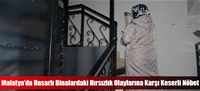 Malatya'da Hasarlı Binalardaki Hırsızlık Olaylarına Karşı Keserli Nöbet