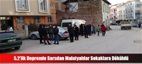 5.2'lik Depremle Sarsılan Malatyalılar Sokaklara Döküldü