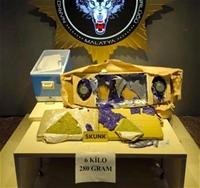 Malatya'da 6 Kilo 250 Gram Skunk Ele Geçirildi