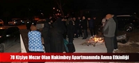78 Kişiye Mezar Olan Hakimbey Apartmanında Anma Etkinliği