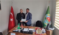 Belediye Başkanımız Haluk Cömertoğlu'ndan Ziraat Odası Başkanına Ziyaret