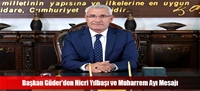 Başkan Güder'den Hicri Yılbaşı ve Muharrem Ayı Mesajı