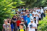 Başkan ER ve Yaz Okulu Öğrencileri Doğa Yürüyüşüne Katıldı