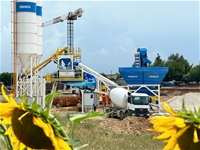 Afet Bölgesinde Beton Üretimi Zirveye Ulaştı