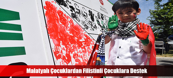 Malatyalı Çocuklardan Filistinli Çocuklara Destek