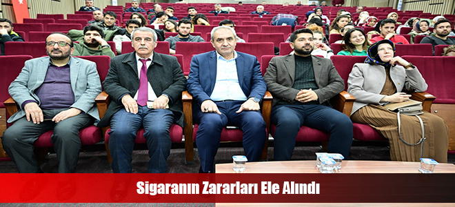 Sigaranın Zararları Ele Alındı